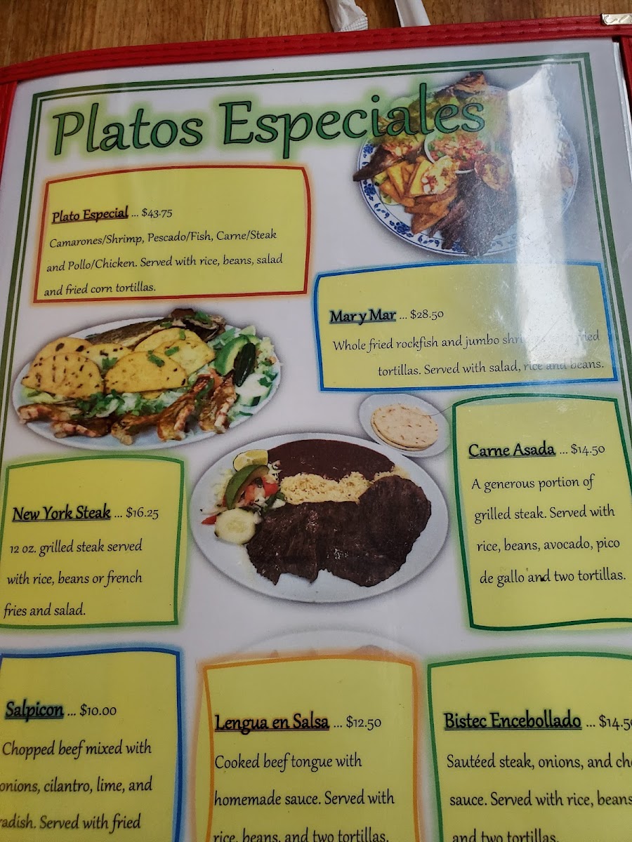 El Mirador Menu - Image 4