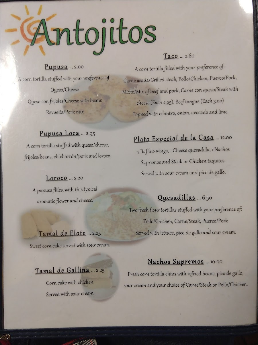 El Mirador Menu - Image 5